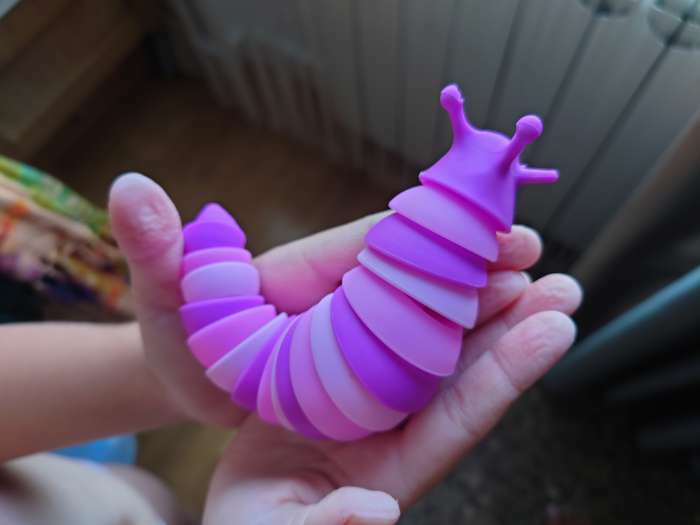 Фотография покупателя товара Развивающая игрушка «Гусеница», цвета МИКС - Фото 5