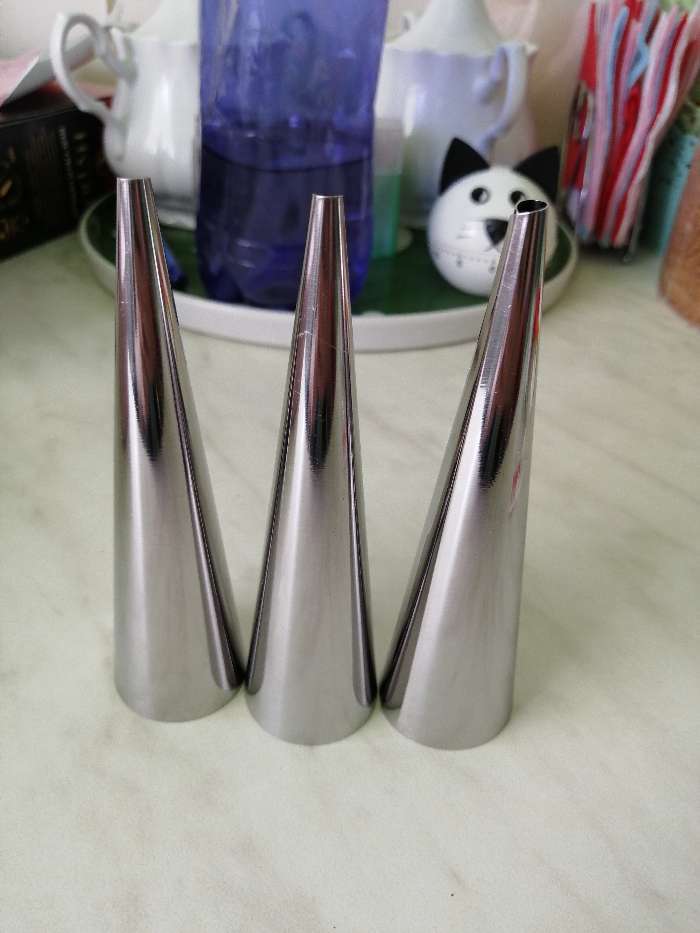 Фотография покупателя товара Набор форм для круассанов и трубочек 12,5х3,5 см, 3 шт