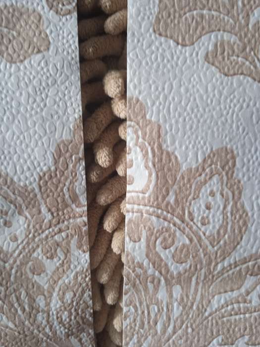 Фотография покупателя товара Обои бумажные "Каролина", шоколад (0.53 x 10.05 м) - Фото 4