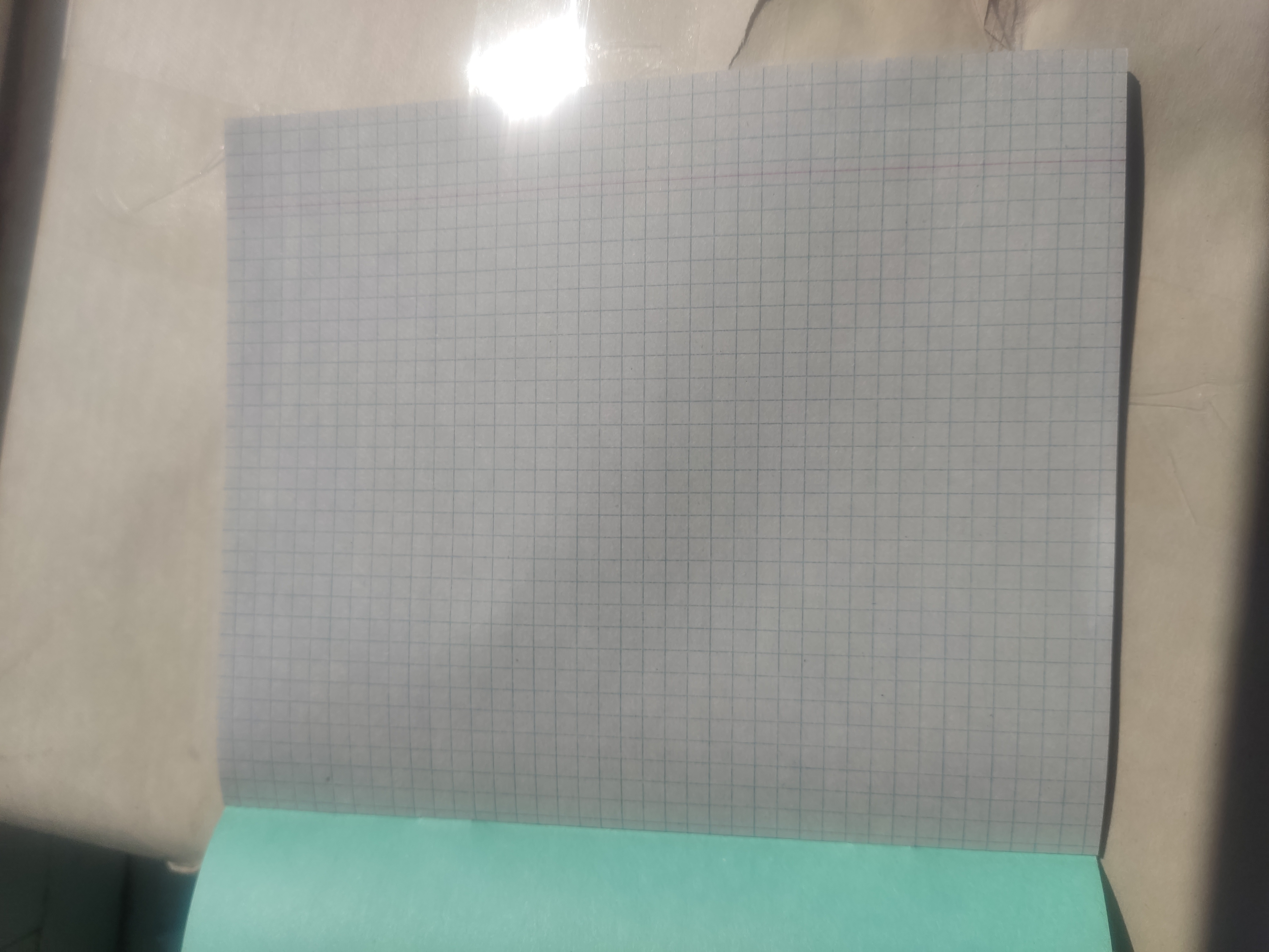 Фотография покупателя товара Тетрадь 18 листов в клетку "Зелёная обложка", бумажная обложка, блок №2 КПК, белизна 75% (серые листы), плотность 58-63 г/м2