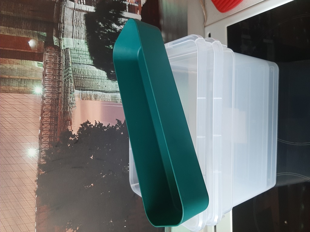 Фотография покупателя товара Корзинка пластиковая для хранения «Гладь», 26×8,3×4,5 см, цвет МИКС - Фото 5