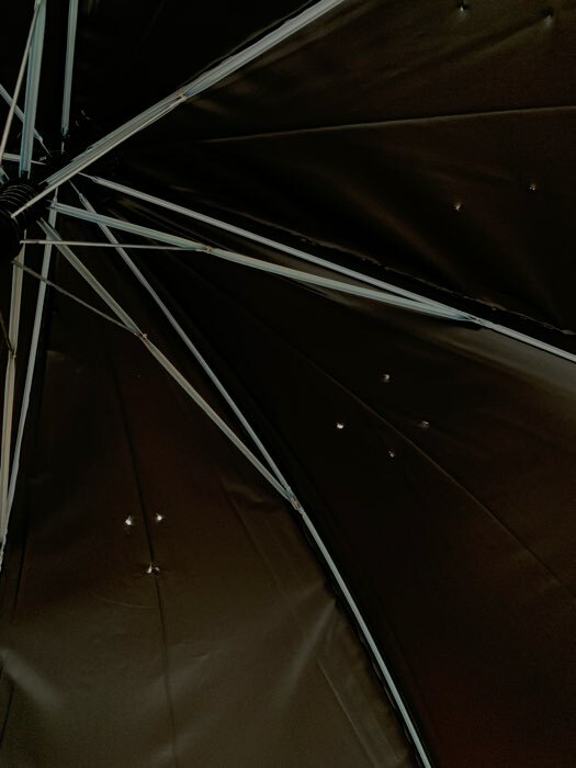 Фотография покупателя товара Зонт-трость «NO RAIN - NO FLOWERS», 8 спиц, d = 90 см, цвет чёрный - Фото 1