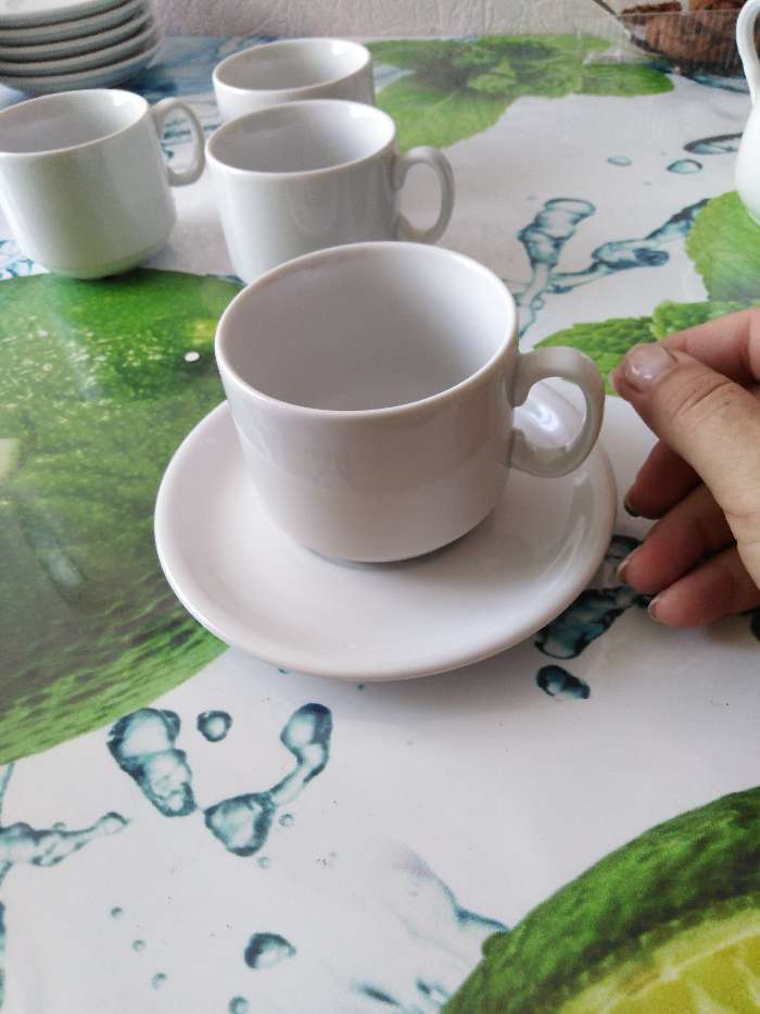 Фотография покупателя товара Чашка чайная фарфоровая «Экспресс», 220 мл - Фото 3