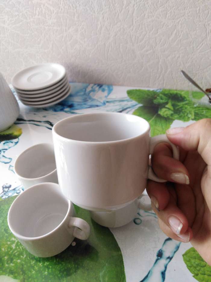 Фотография покупателя товара Чашка чайная фарфоровая «Экспресс», 220 мл - Фото 4