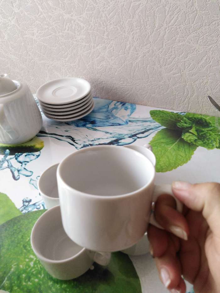 Фотография покупателя товара Чашка чайная фарфоровая «Экспресс», 220 мл - Фото 5