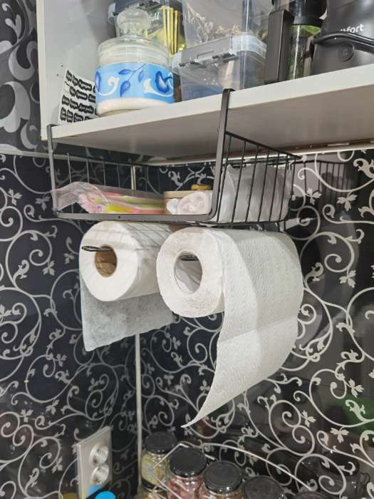 Фотография покупателя товара Корзина подвесная Доляна «Лофт», 28.5×24×17.5 см, чёрная - Фото 1