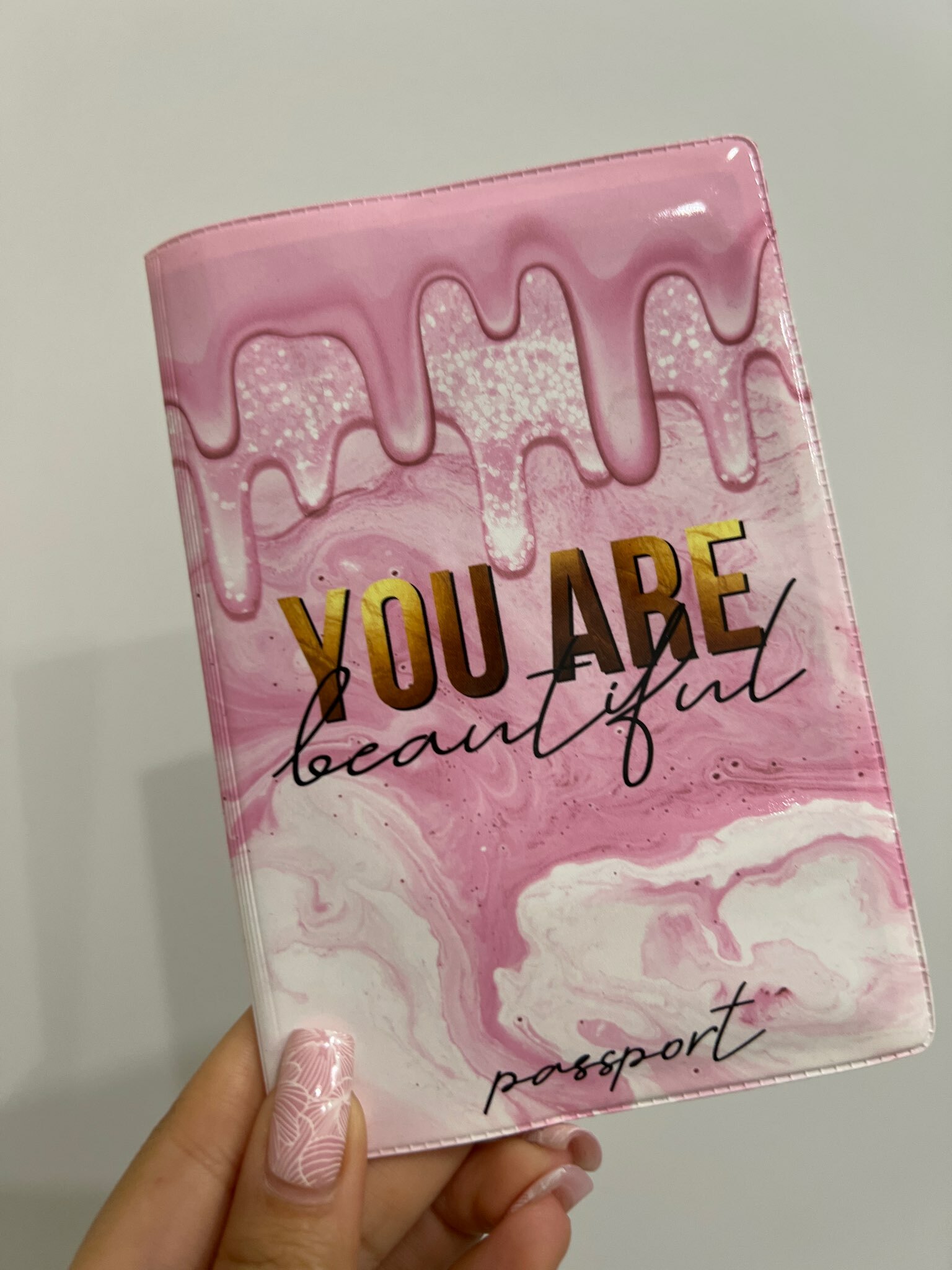 Фотография покупателя товара Обложка для паспорта "You are beautiful"