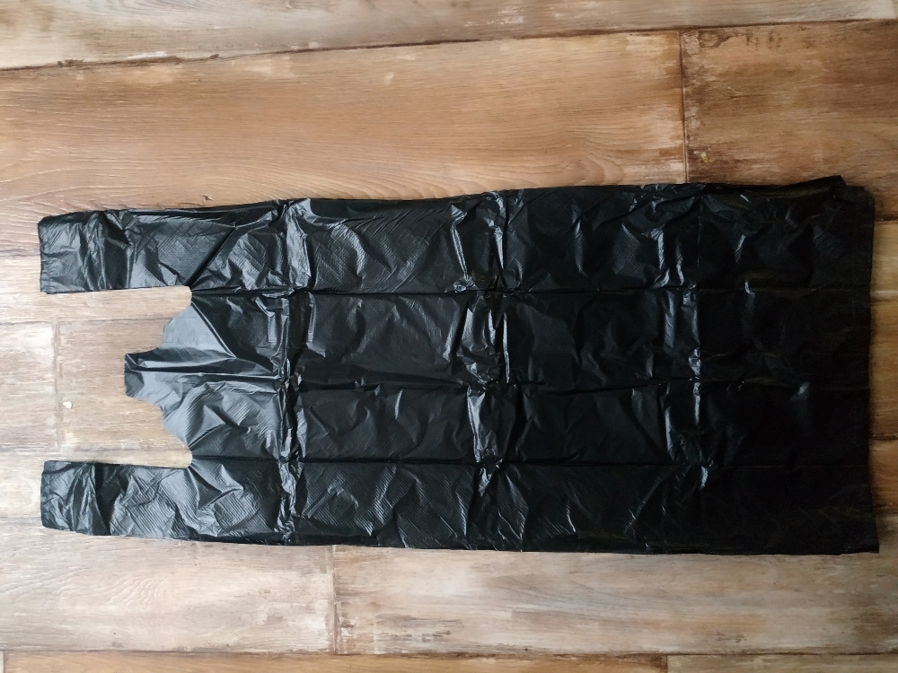 Фотография покупателя товара Мешки для мусора «Крепак», 60 л, с ручками, ПНД, 13 мкм, 60×80 см, 20 шт, цвет чёрный - Фото 2
