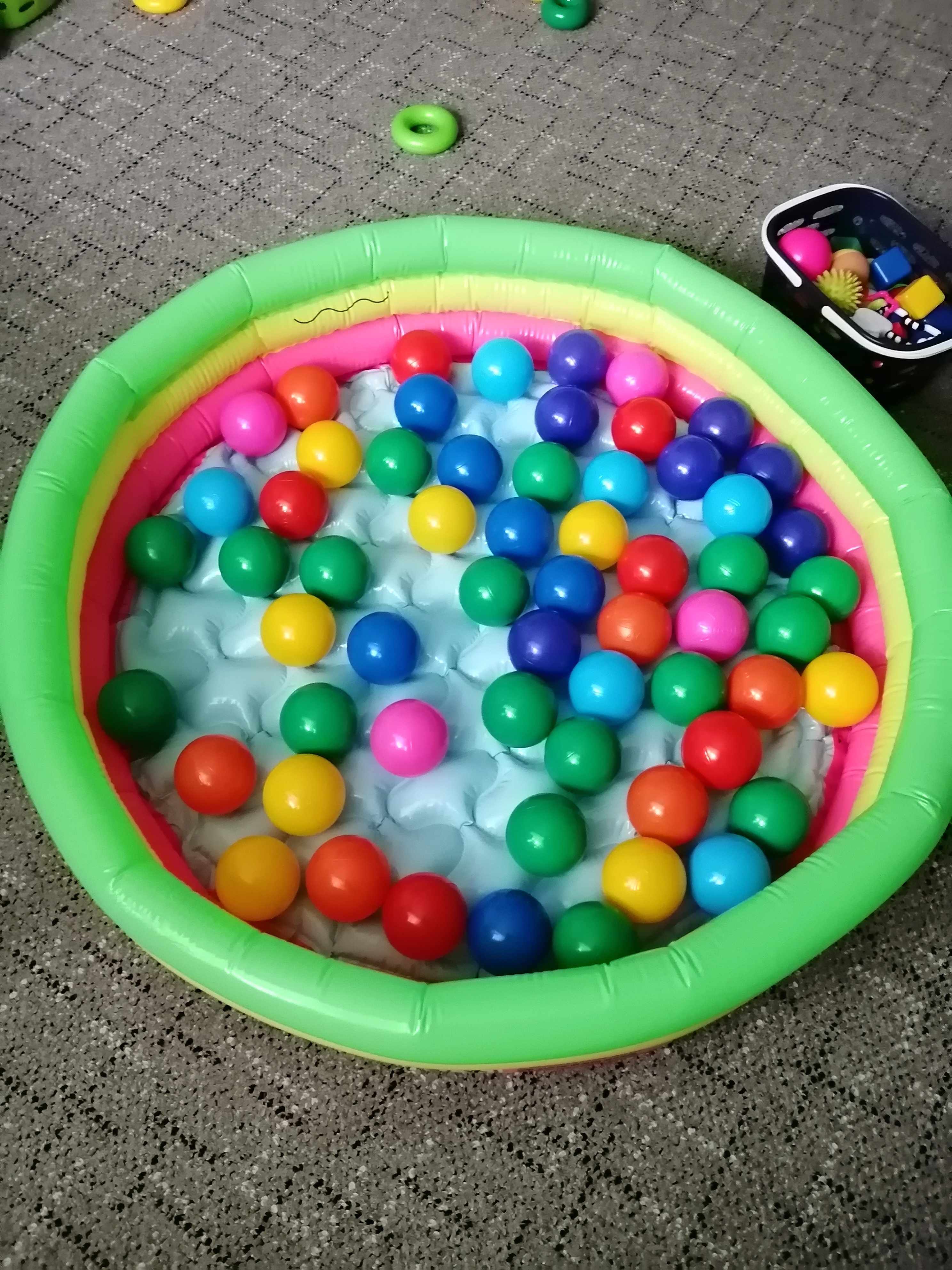 Фотография покупателя товара Шарики для сухого бассейна с рисунком, диаметр шара 7,5 см, набор 30 штук, разноцветные - Фото 3