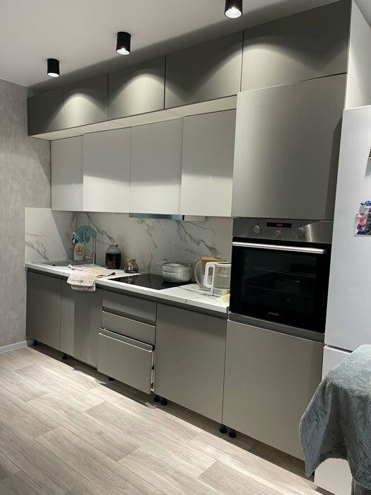 Фотография покупателя товара Кухонный гарнитур трёхуровневый «Лайн - 43», 2800×600 мм, цвет дуб сонома/тальк/дуб сонома/дуб сонома светлый - Фото 39