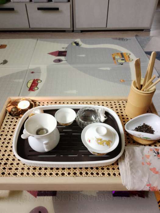 Фотография покупателя товара Поднос для чайной церемонии, 27 х 18.5 х 4 см, коричневый - Фото 1
