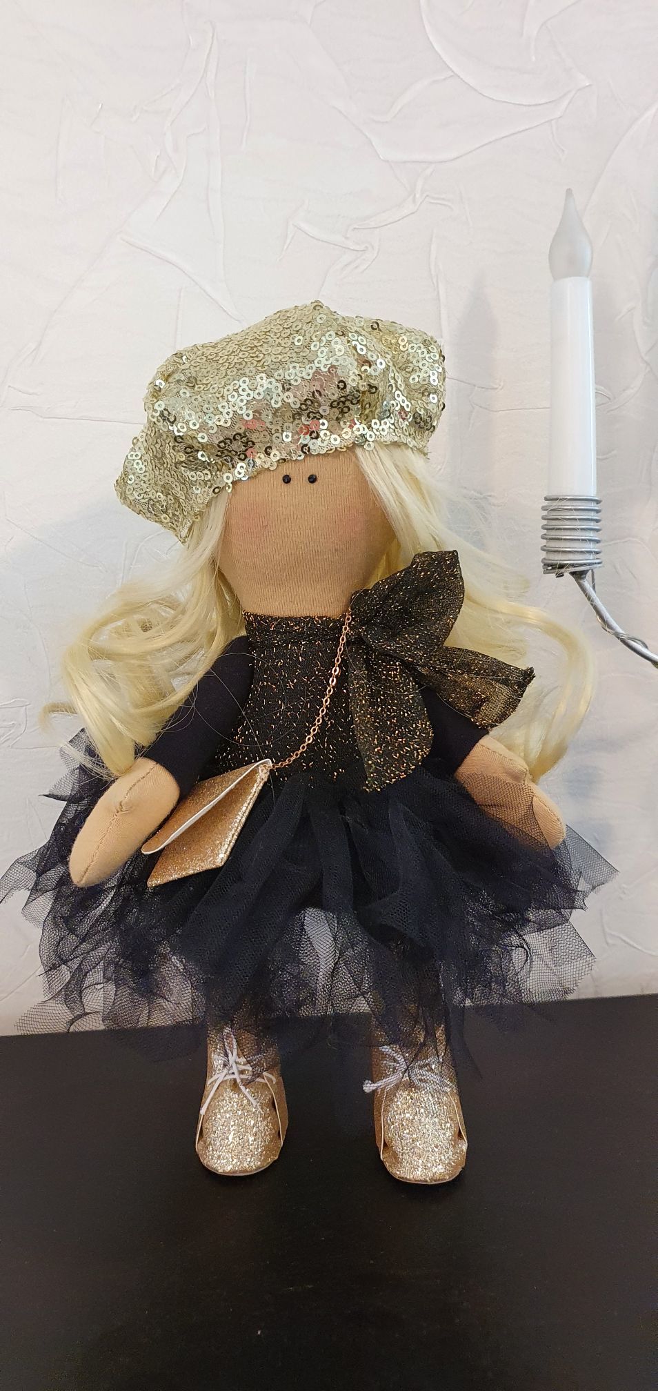 Фотография покупателя товара Набор для шитья. Интерьерная кукла «Мари», 30 см - Фото 4