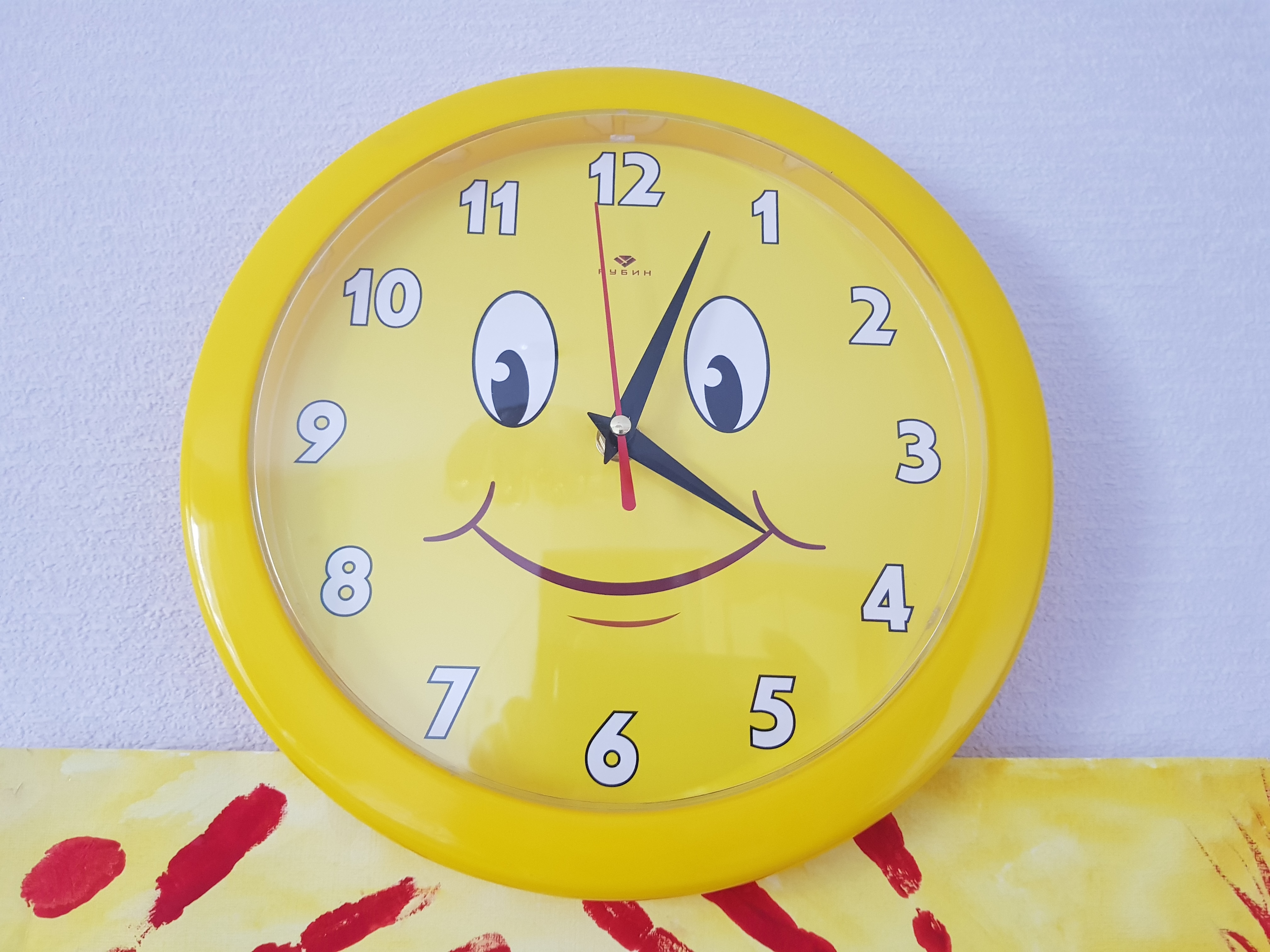 Фотография покупателя товара Часы настенные, интерьерные, детские, "Пчелка", d-21 см, бесшумные - Фото 1