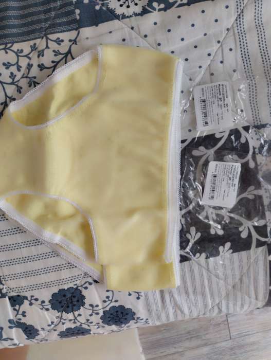 Фотография покупателя товара Трусы для девочки, цвет жёлтый, рост 104-110 см (30)