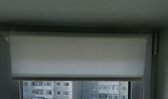 Фотография покупателя товара Рулонная штора «Комфортиссимо» 50х160 см, цвет белый - Фото 4