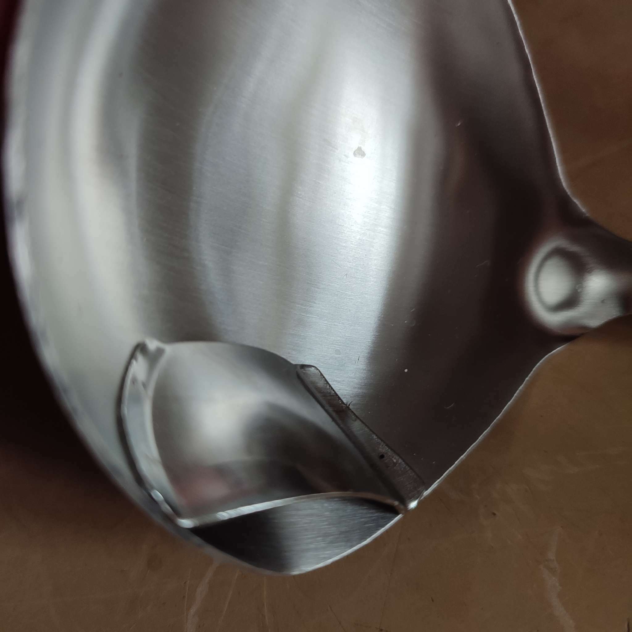 Фотография покупателя товара Половник из нержавеющей стали Доляна Bend, 30×9 см, цвет серебряный - Фото 2