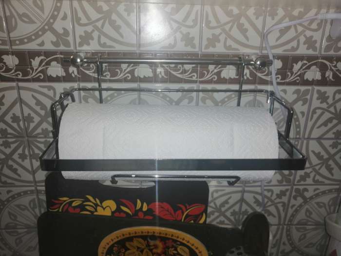 Фотография покупателя товара Рейлинговая система для кухни Доляна, базовый набор, 10 предметов, хромированная - Фото 1