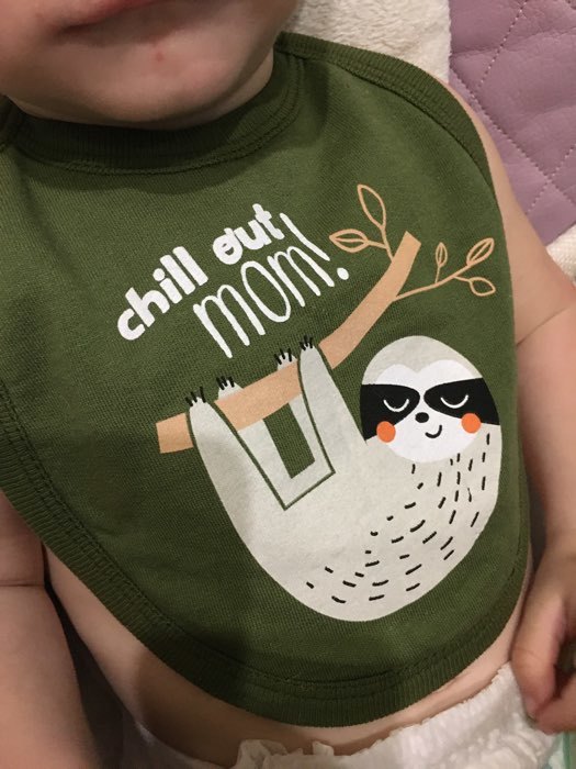 Фотография покупателя товара Слюнявчик Крошка Я "Safari", зелёный - Фото 1