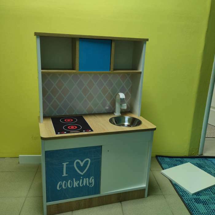 Фотография покупателя товара Игровая мебель «Детская кухня «Зайка», цвет красный - Фото 14