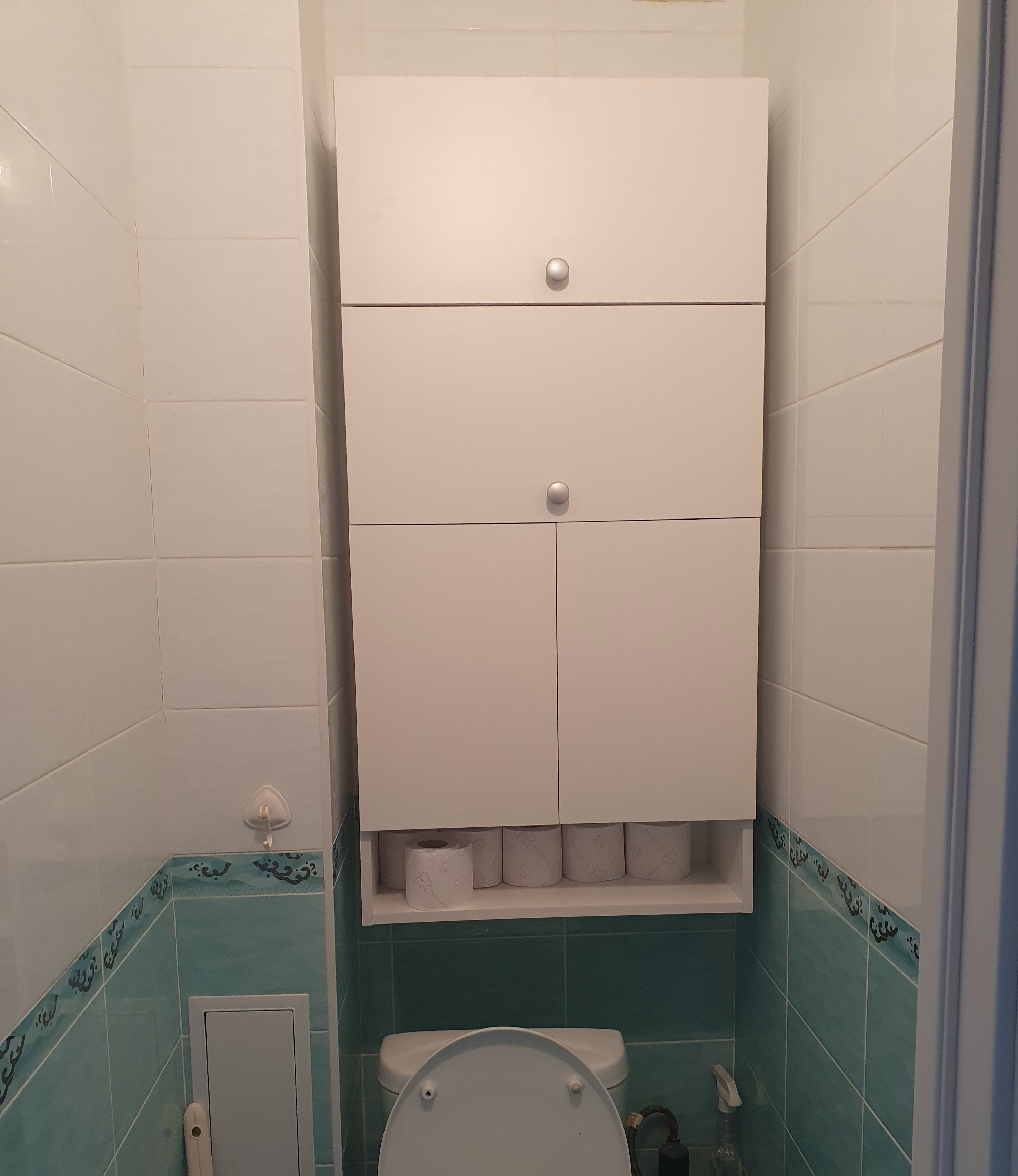 Фотография покупателя товара Шкаф подвесной для ванной комнаты,  60 х 24 х 120 см - Фото 37
