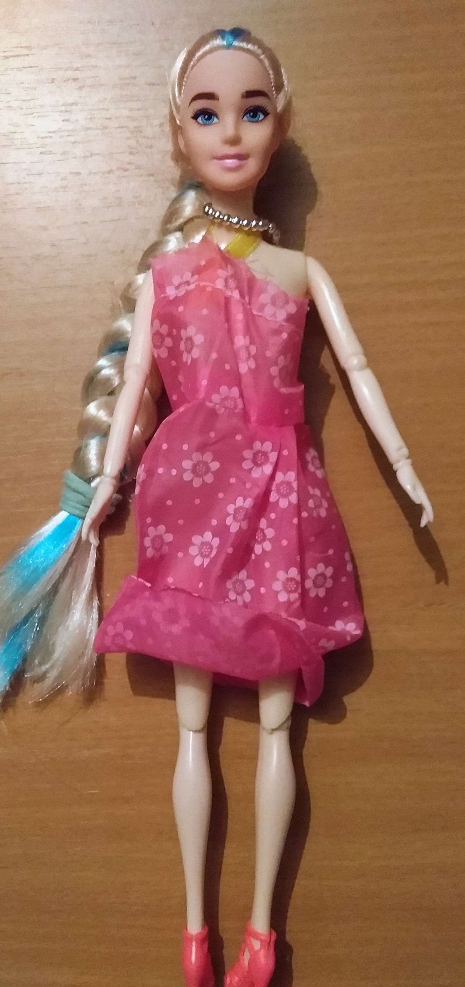 Фотография покупателя товара Кукла-модель шарнирная «Оля» в платье, с аксессуарами, МИКС - Фото 7