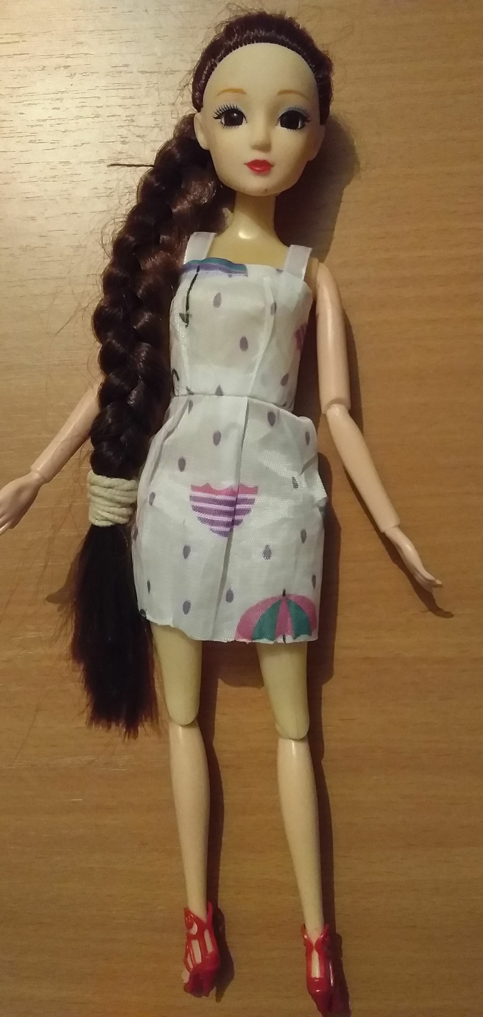 Фотография покупателя товара Кукла модная шарнирная «Карина», в платье, МИКС - Фото 8