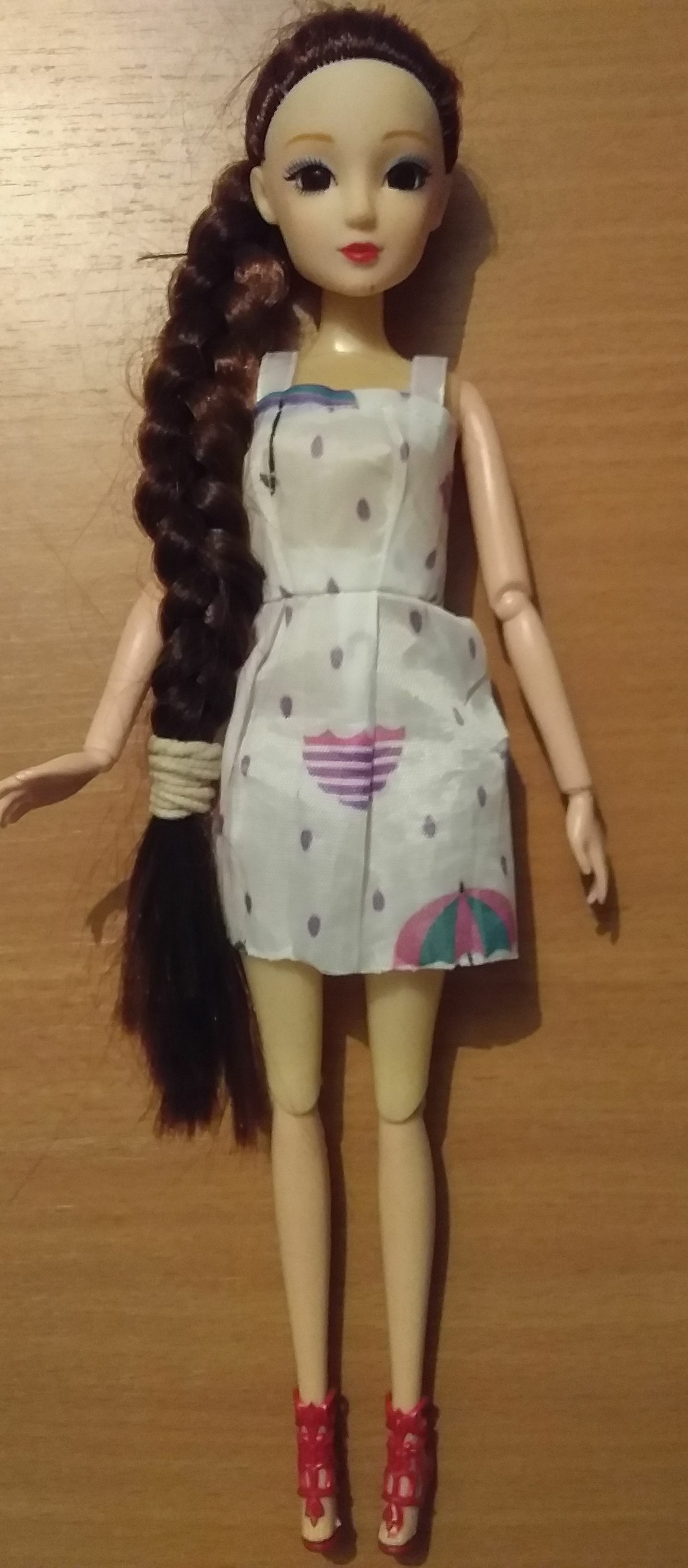 Фотография покупателя товара Кукла модная шарнирная «Карина», в платье, МИКС
