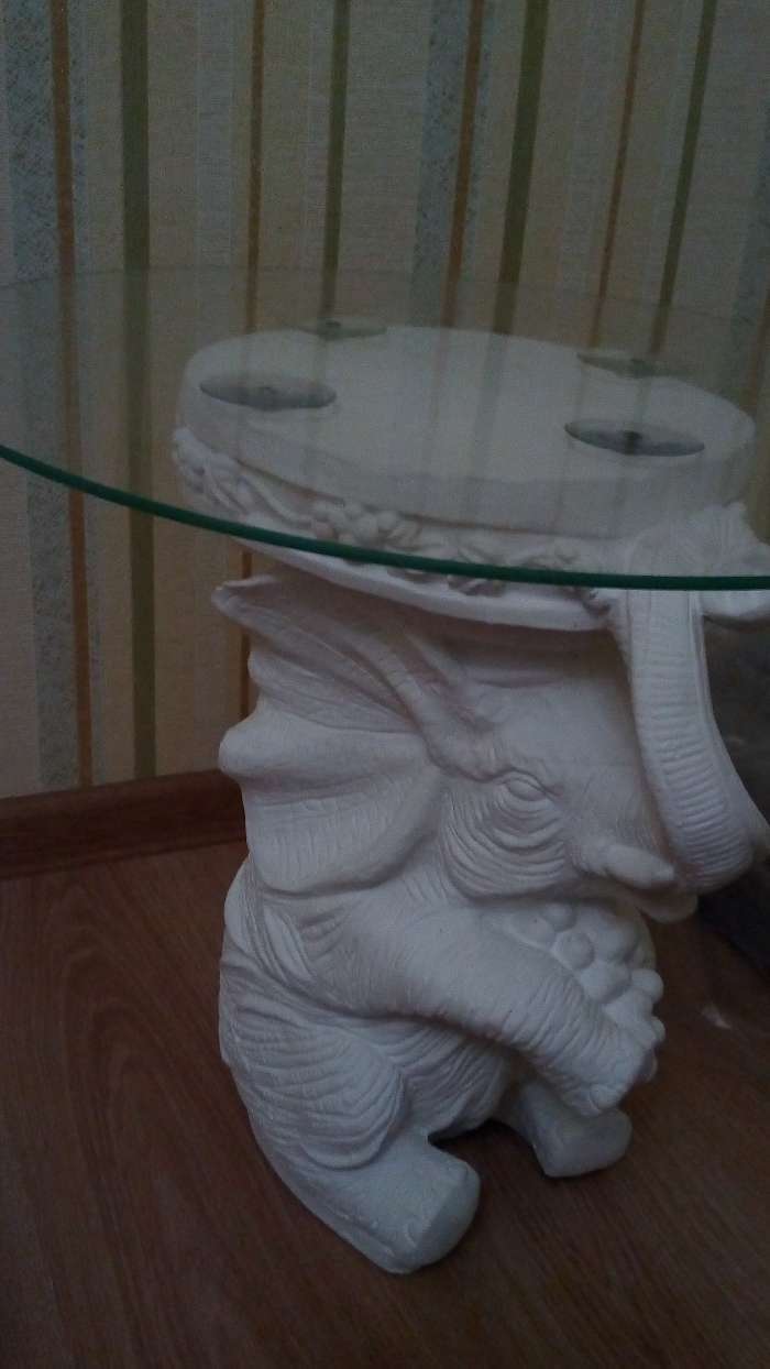 Фотография покупателя товара Стол светящийся "Слон сидя", 26,5×50×50 см, - Фото 3