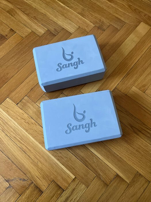 Фотография покупателя товара Блок для йоги Sangh, 23×15×8 см, серый - Фото 8