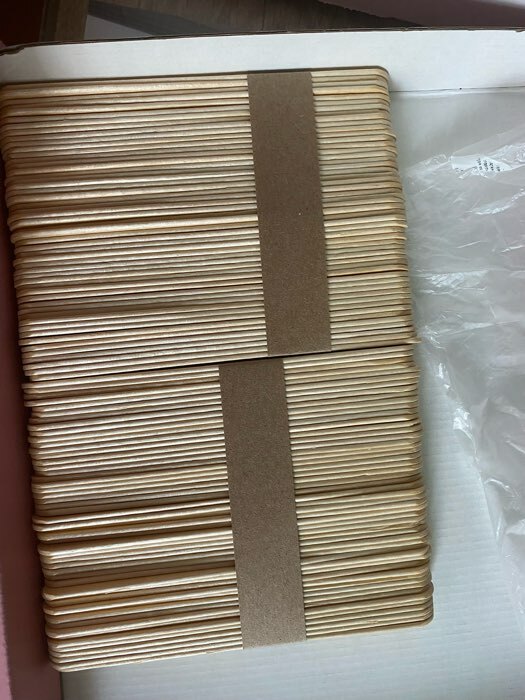 Фотография покупателя товара Шпатель медицинский, деревянный, шлифованный, 150×18×1.8, 100 штук в упаковке - Фото 3