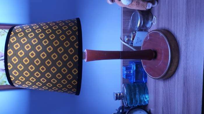 Фотография покупателя товара Абажур для лампы, торшера BayerLux «Ромбики», Е27, 20×20×15 см - Фото 1