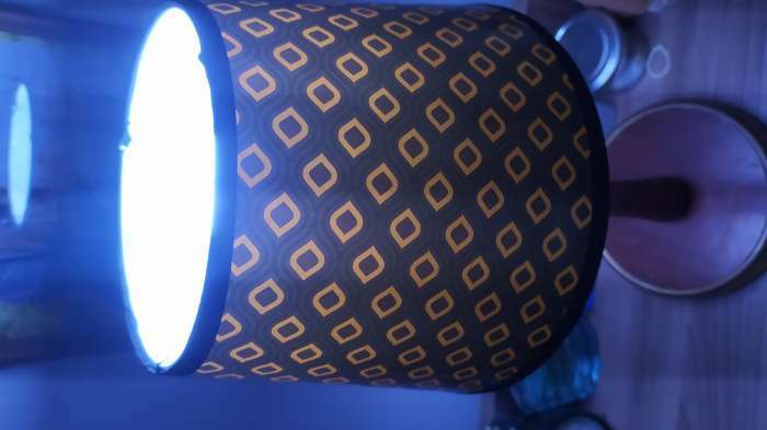 Фотография покупателя товара Абажур для лампы, торшера BayerLux «Ромбики», Е27, 20×20×15 см - Фото 8