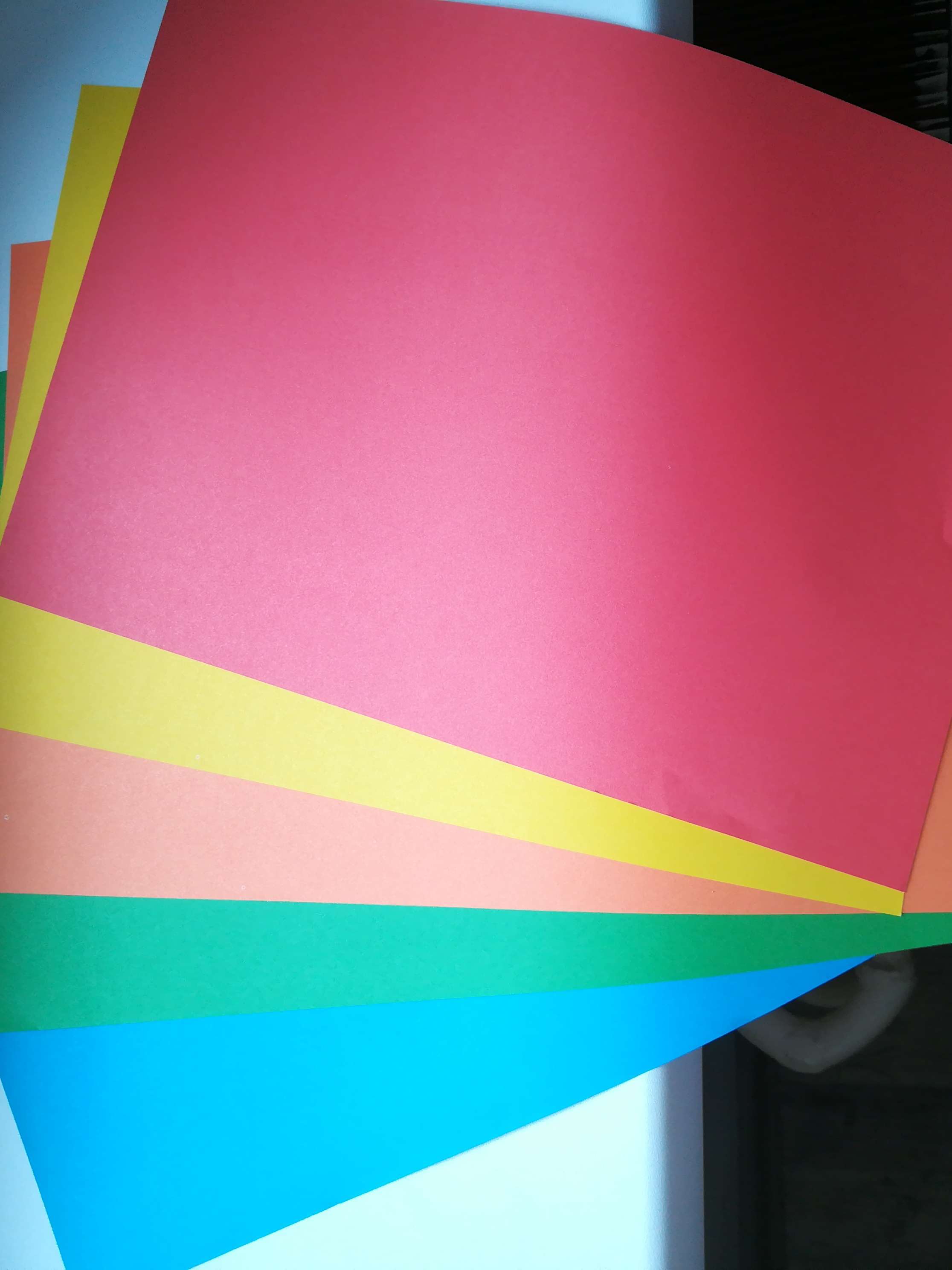 Фотография покупателя товара Бумага цветная А4, 100 листов "Палитра радуга" Пастель, 5 цветов, 80 г/м² - Фото 1