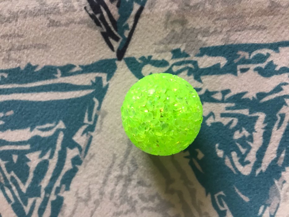 Фотография покупателя товара Набор из 2 шариков-погремушек из вспененного пластика, микс цветов - Фото 1