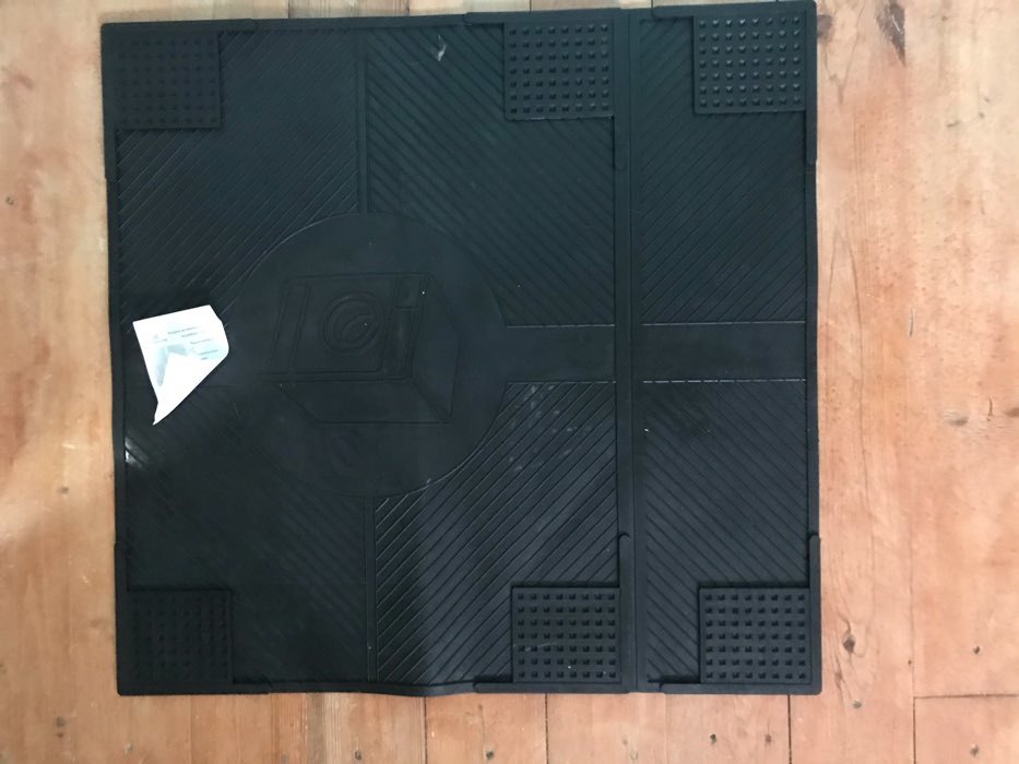 Фотография покупателя товара Коврик антивибрационный 65×62×0,7 см, цвет чёрный