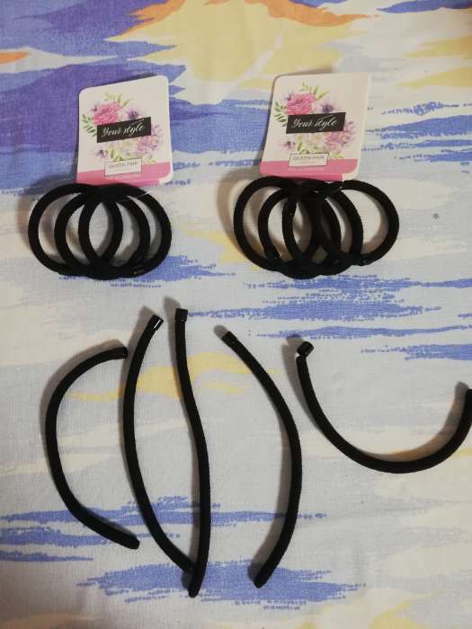 Фотография покупателя товара Резинка для волос "Классика" (набор 6 шт) 5,5 см, чёрный - Фото 1