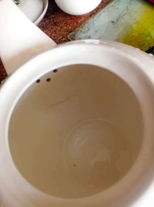 Фотография покупателя товара Заварочный чайник фарфоровый «Barista», 1,6 л, белый - Фото 1