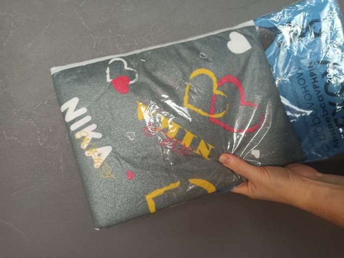 Фотография покупателя товара Чехол для гладильной доски Nika, 130×48 см, с поролоном, антипригарный, рисунок МИКС