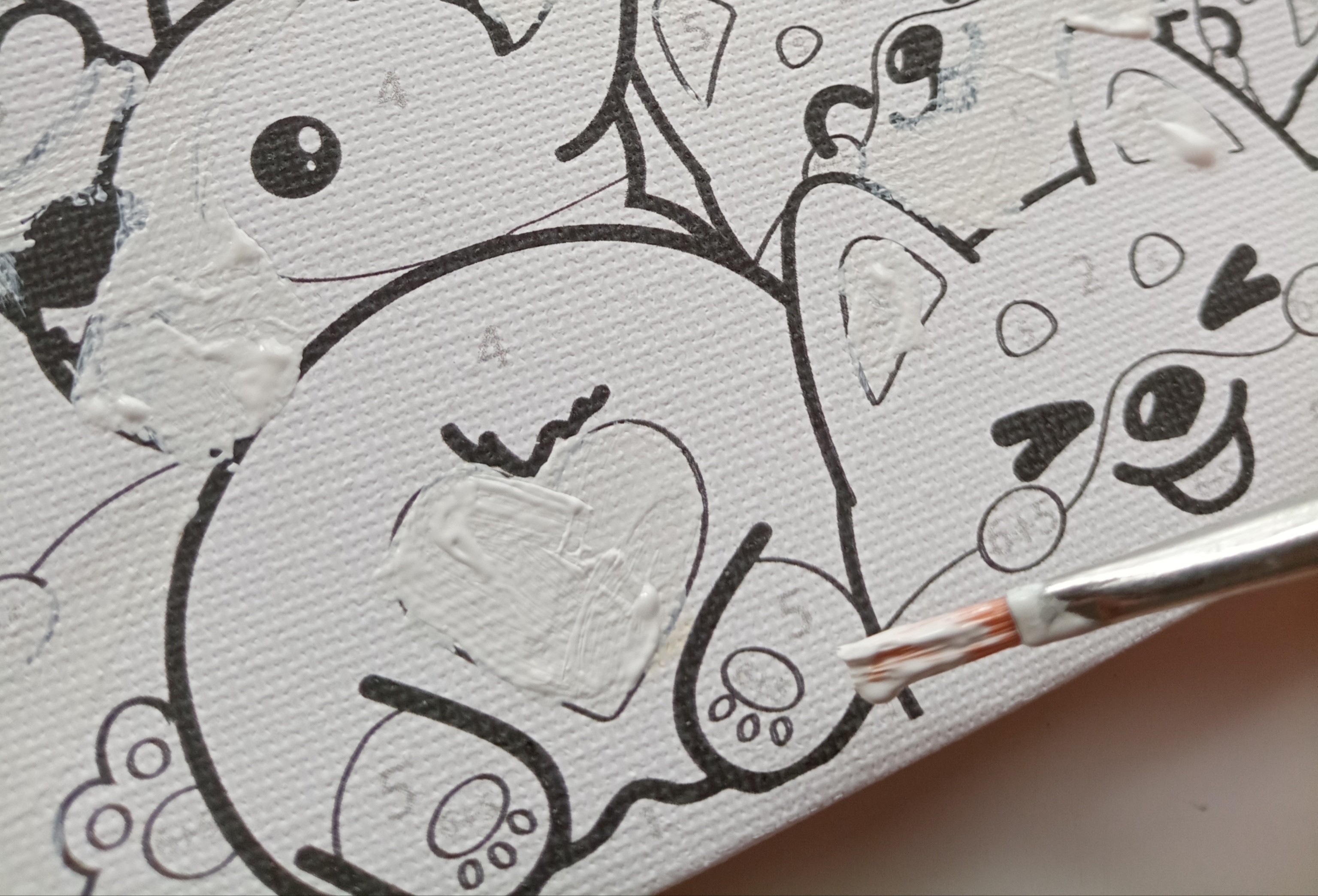 Фотография покупателя товара Картина по номерам для детей «Корги», 15×15 см - Фото 9