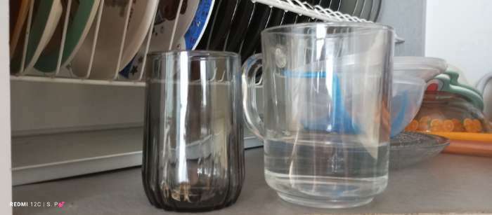 Фотография покупателя товара Набор стеклянных стаканов Nova, 6 шт, 135 мл, голубой - Фото 1