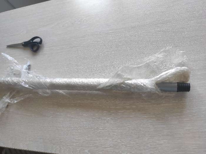 Фотография покупателя товара Рукоятка для швабры Мир чистоты, 80 см, цвет серый - Фото 3