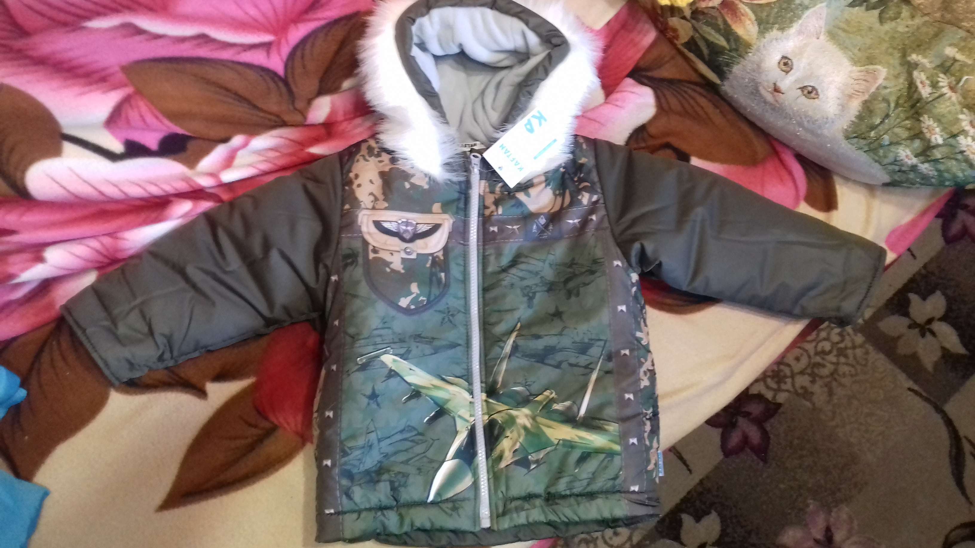 Фотография покупателя товара Комплект: куртка и полукомбинезон KAFTAN "Милитари" рост 86-92 (28), 1,5-2 года - Фото 2