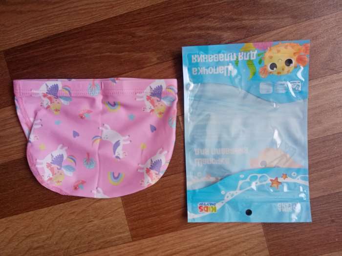 Фотография покупателя товара Шапочка для плавания детская ONLYTOP «Волшебная принцесса», тканевая, обхват 46-52 см - Фото 6