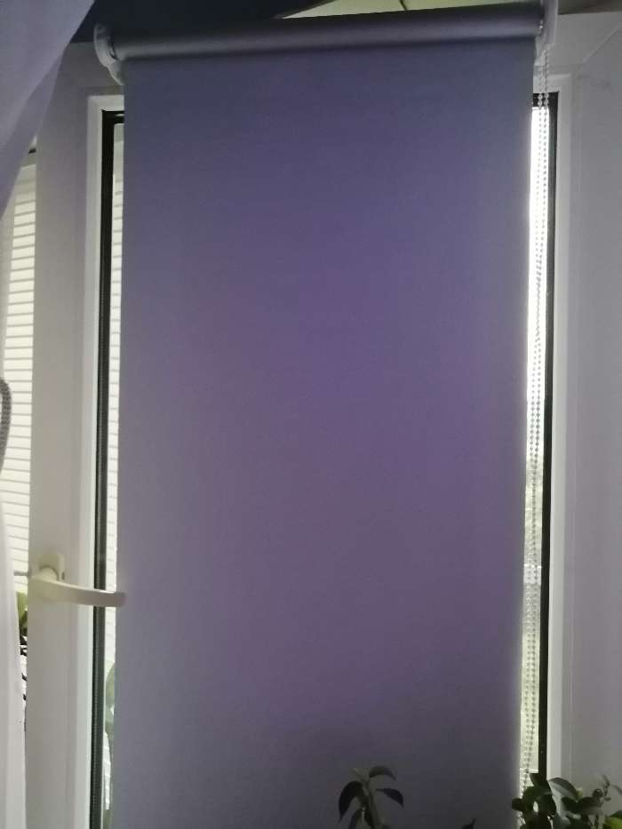 Фотография покупателя товара Штора рулонная «Механика. Блэкаут», 90×180 см (с учётом креплений 3,5 см), цвет светло-серый - Фото 3