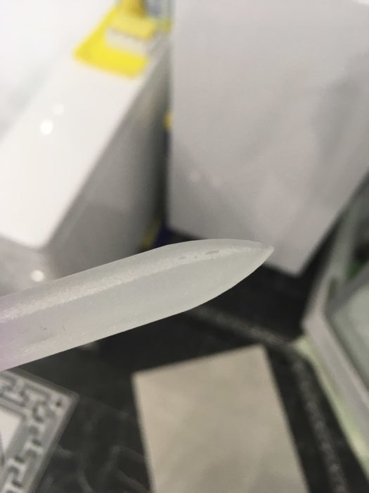 Фотография покупателя товара Пилка стеклянная для ногтей, 9 см, в чехле, цвет МИКС - Фото 4