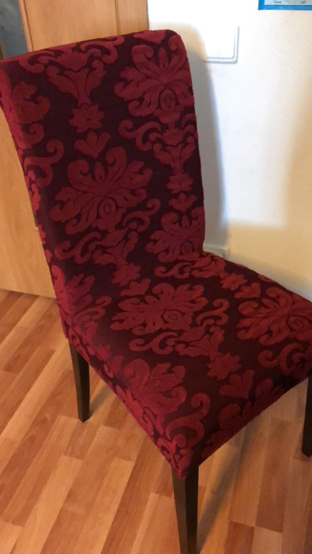 Фотография покупателя товара Чехол на стул трикотаж жаккард, цвет бордо, 100% полиэстер - Фото 11