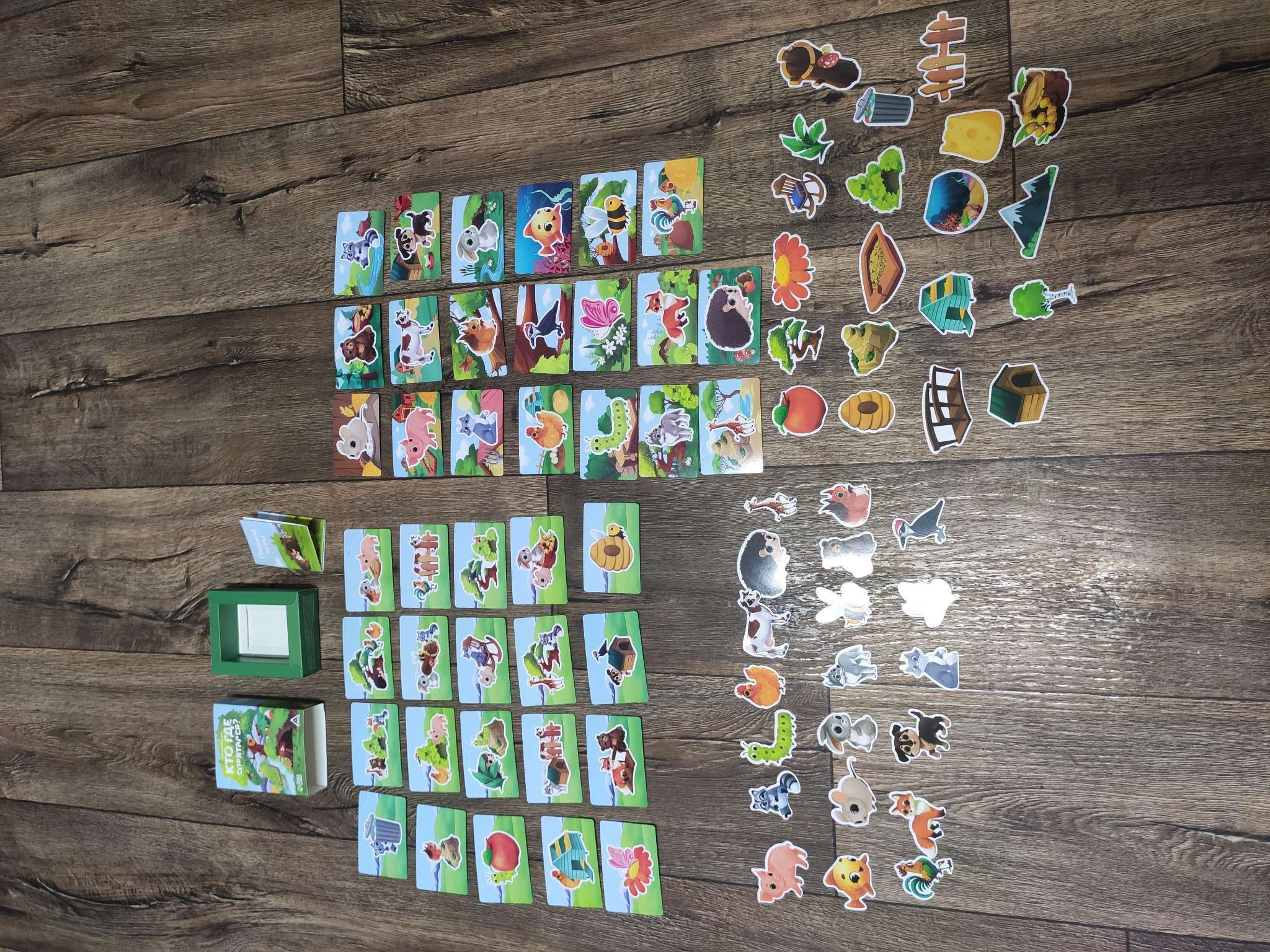 Фотография покупателя товара Настольная игра «Кто где спрятался?», 80 карт, 3+ - Фото 9