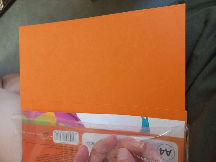 Фотография покупателя товара Бумага цветная А4, 50 листов Calligrata Интенсив, оранжевая, 80 г/м² - Фото 1