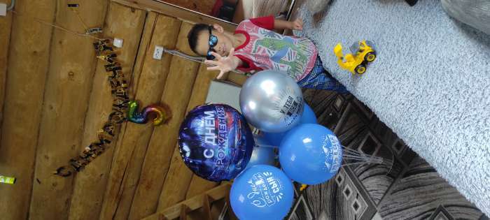 Фотография покупателя товара Стойка для шаров 70 см на 7 шаров, с подсветкой - Фото 18