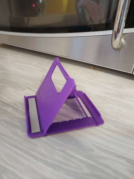 Фотография покупателя товара Подставка для телефона Luazon, складная, регулируемая высота, чёрная - Фото 81